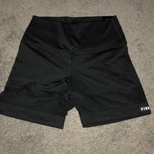 PINK High Waist Mesh Bike Shorts